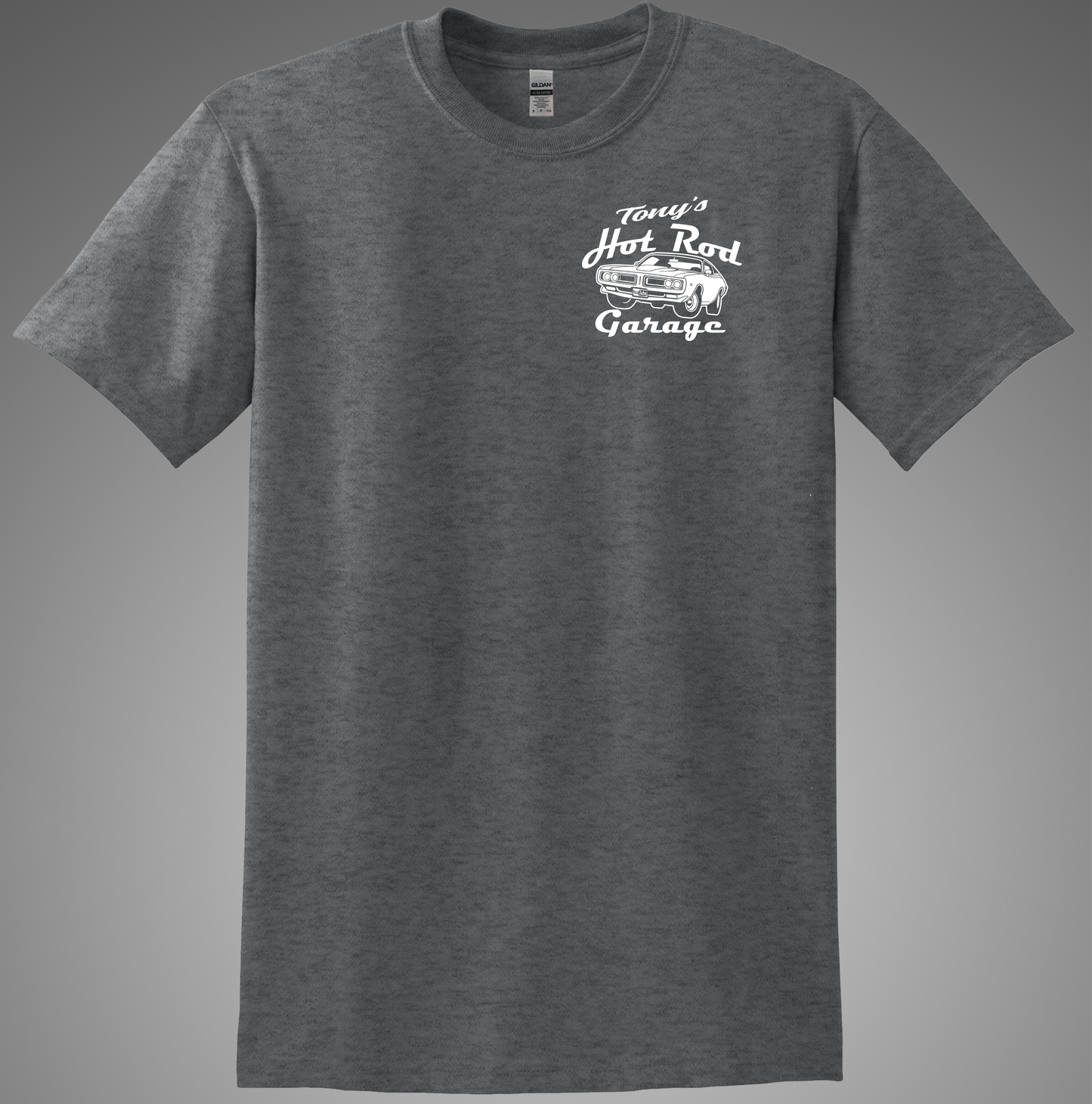 Tony's Hot Rod Garage Short Sleeve T-Shirt Drag Racing, One Ball