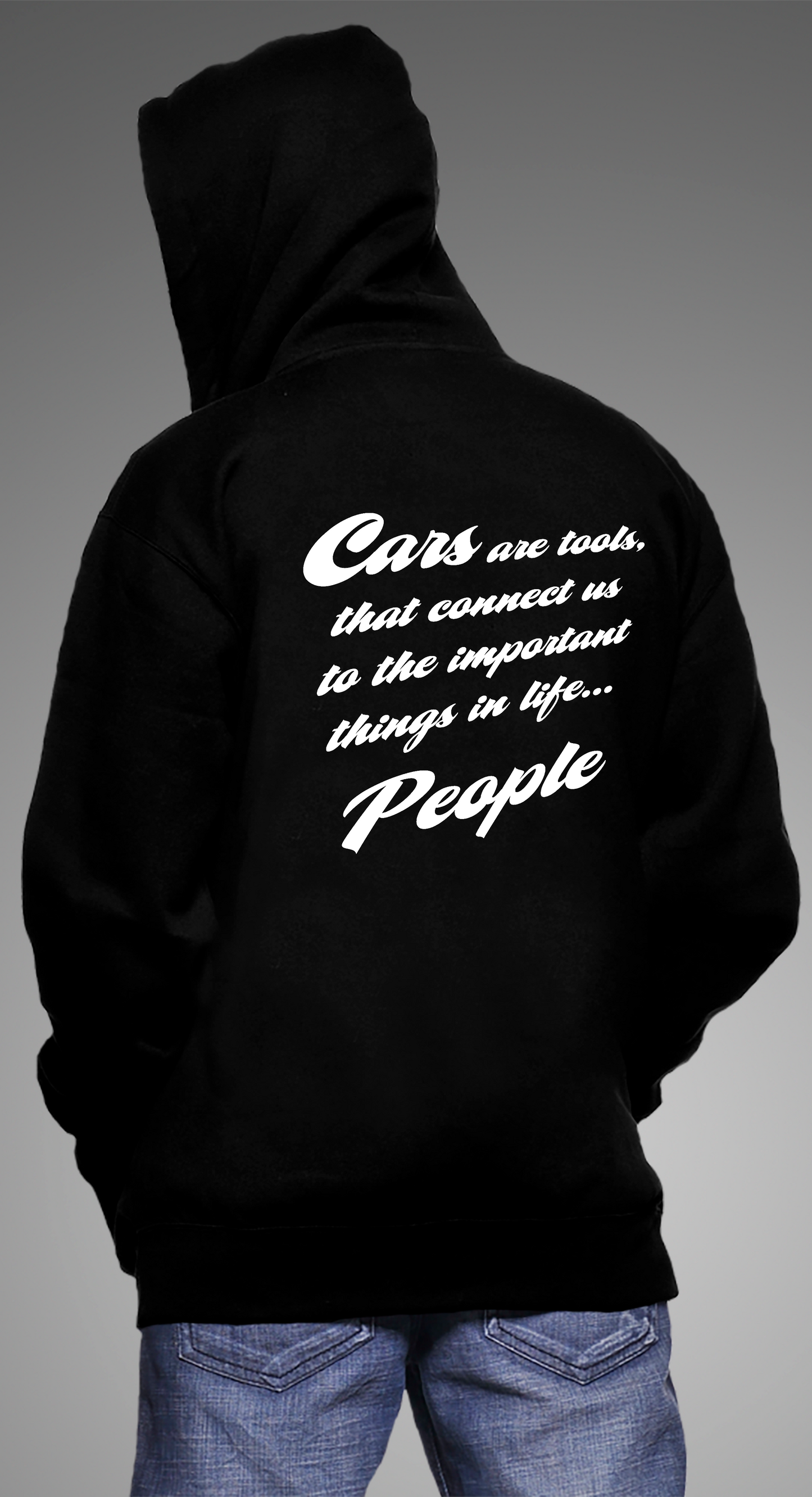 Just Drive it! Pullover Hooded Sweatshirt