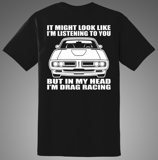Tony's Hot Rod Garage Short Sleeve T-Shirt - It Might Look Like I'm Listening...